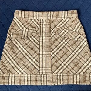 Plaid Mini Skirt